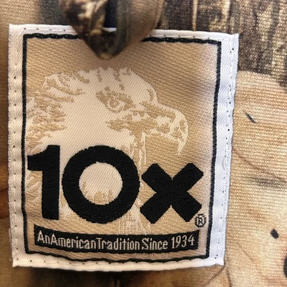 10x An American Tradition ,Woodland Brown Camo Hunting Full Zip Jacket S, New - Picture 6 of 7